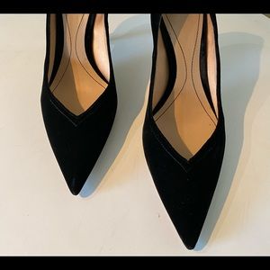 Velvet women’s shoes, Giorgio Armani